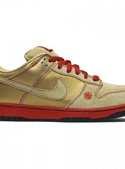 [나이키] Nike Dunk Low Pro SB Skateboard 'Money Cat' Metallic Gold/Golddust Shoes 304292-771